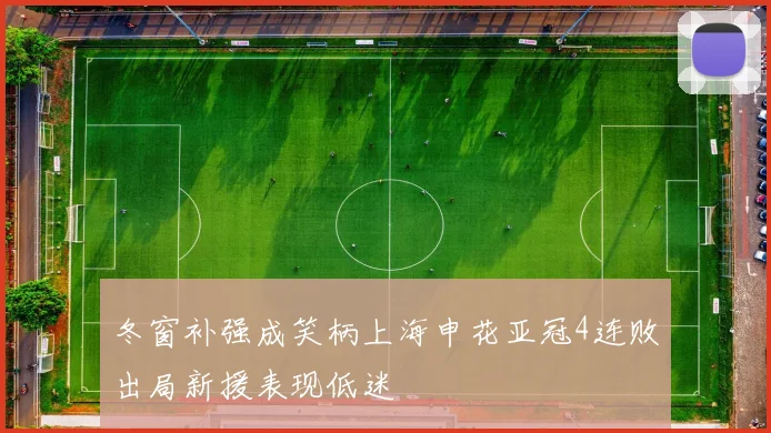 冬窗补强成笑柄上海申花亚冠4连败出局新援表现低迷